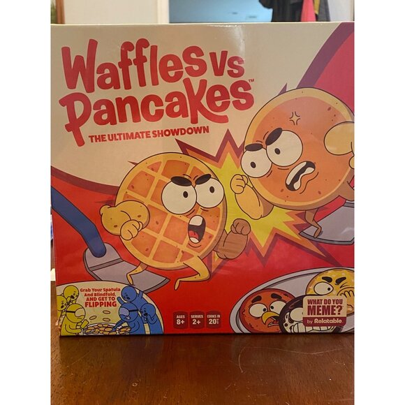 Waffles vs. Pancakes Game The Breakfast Scoop Up Game Family Families - Picture 1 of 3